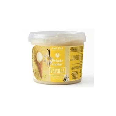 Helado Capilar Vainilla Amurai en presentación de tratamiento capilar